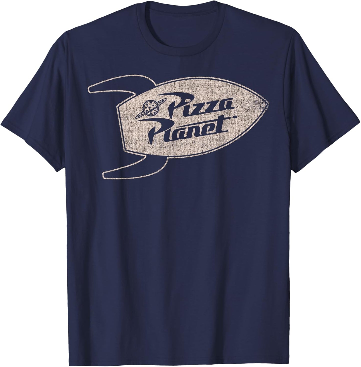 Disney Pixar Toy Story Pizza Planet Rocket Shuttle T-Shirt - T-Shirt | Navy