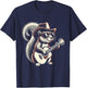 Squirrel Playing Guitar T-Shirt - T-Shirt | Navy