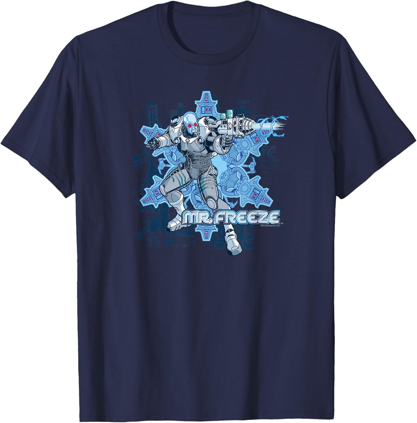 Batman Mr. Freeze T-Shirt - T-Shirt | Navy