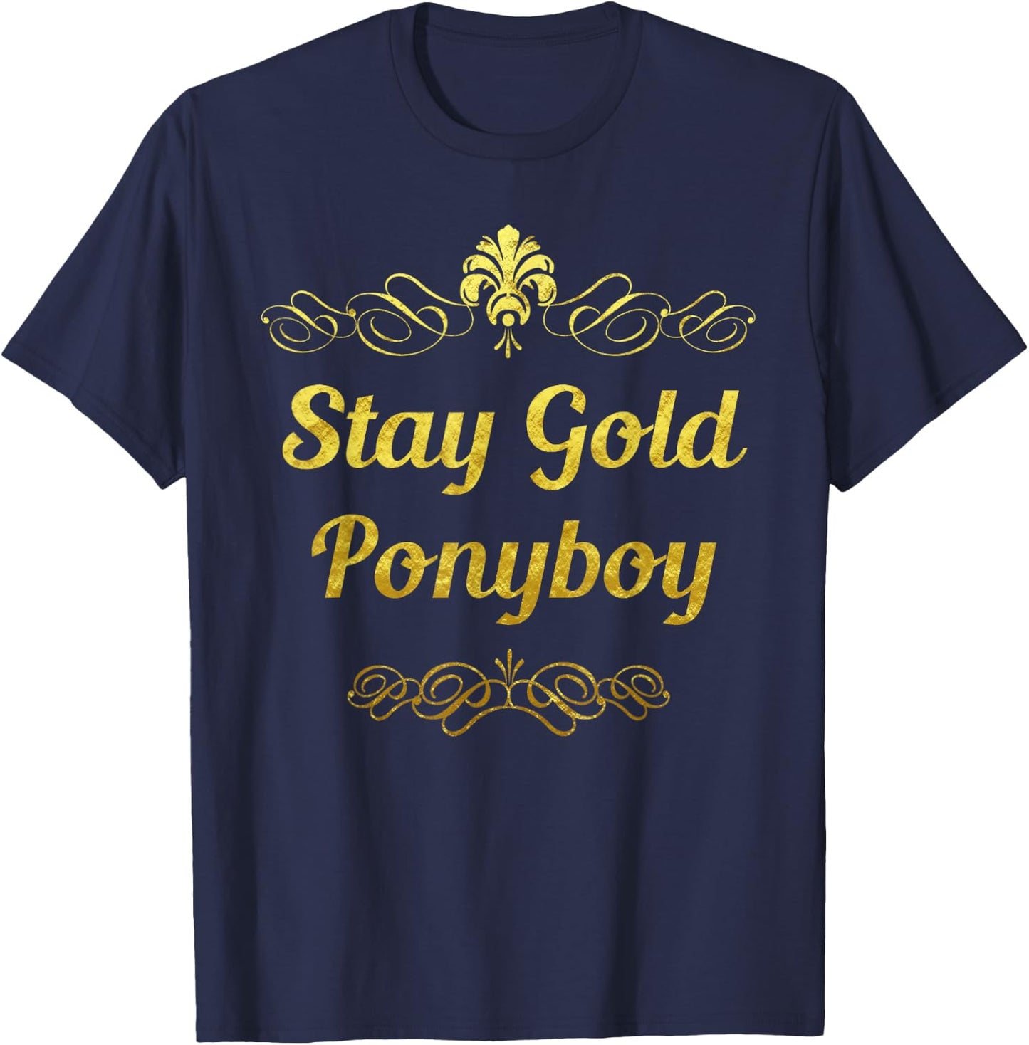 Stay Gold Ponyboy T-Shirt - T-Shirt | Navy