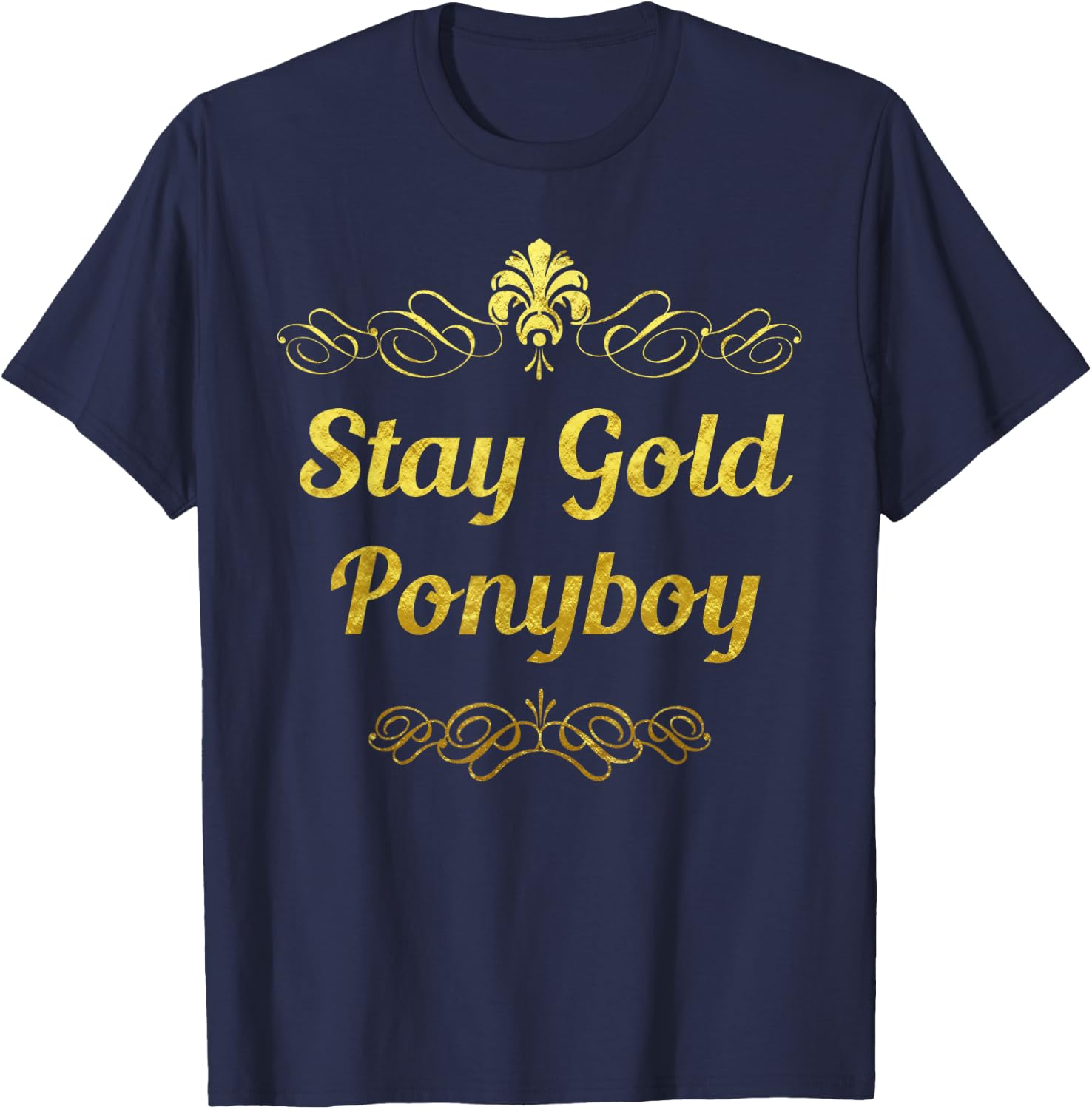 Stay Gold Ponyboy T-Shirt - T-Shirt | Navy