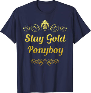 Stay Gold Ponyboy T-Shirt - T-Shirt | Navy