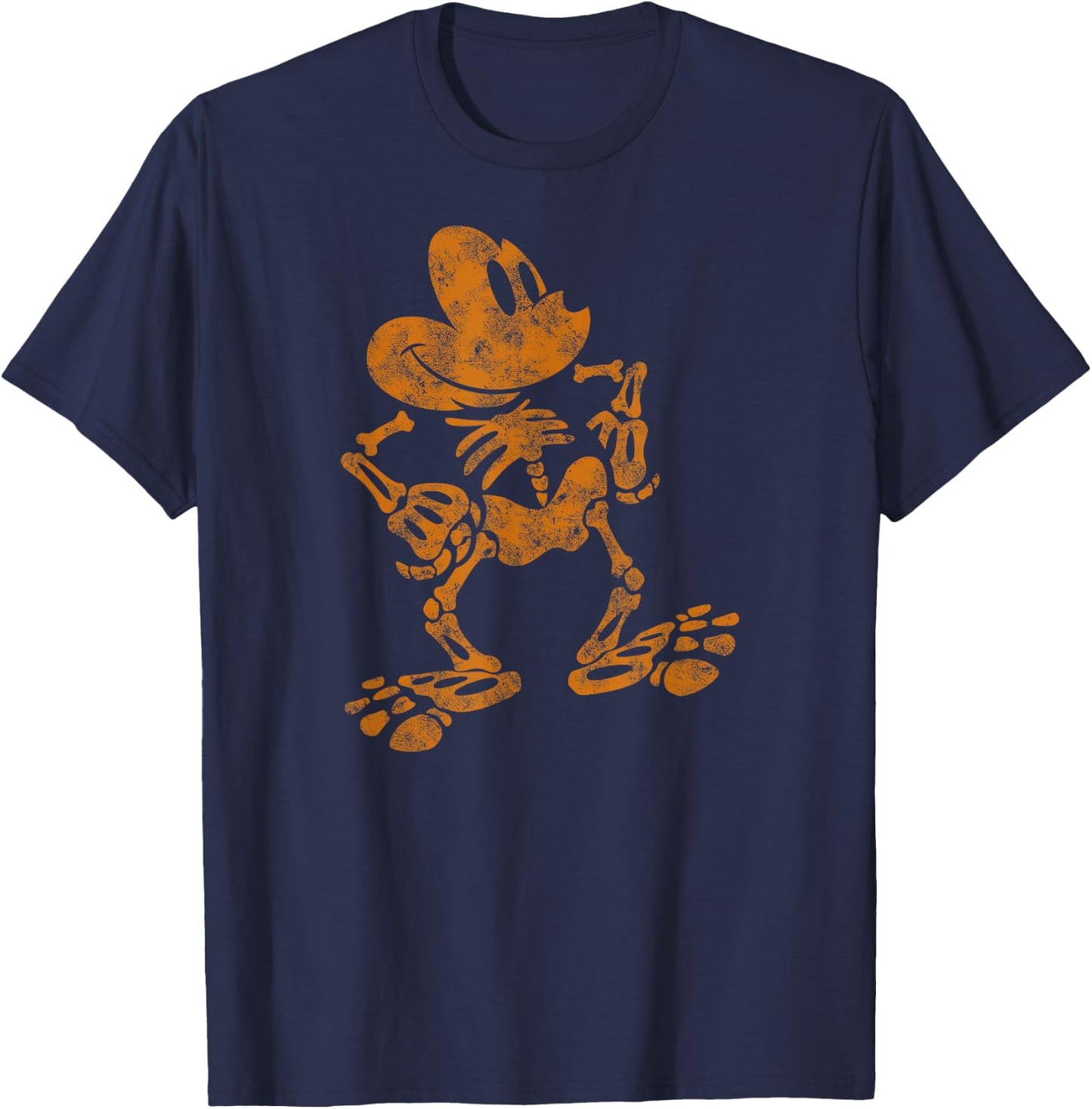 Disney Mickey Mouse Halloween Skeleton T-Shirt - T-Shirt | Navy