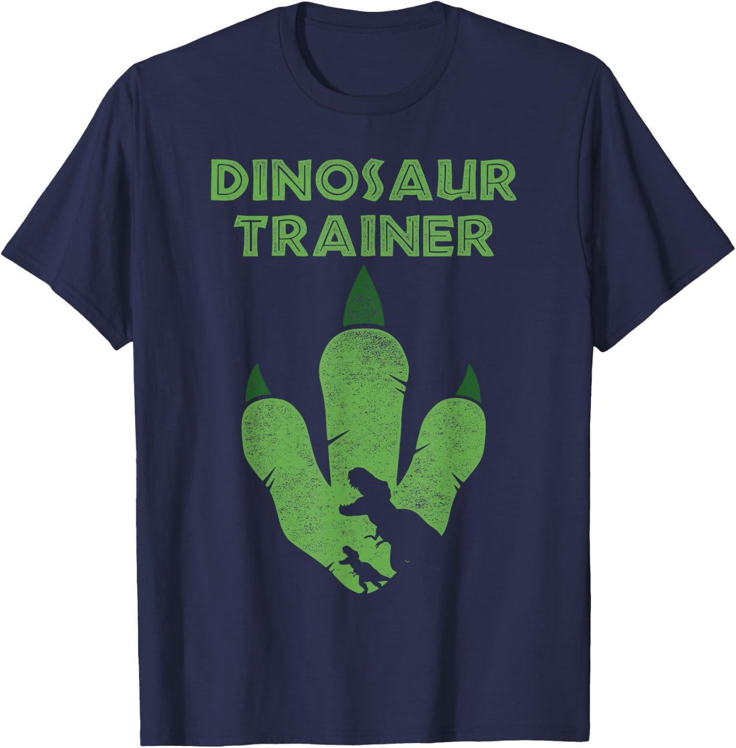 Dinosaur Trainer Funny Dinosaur T-Shirt - T-Shirt | Navy