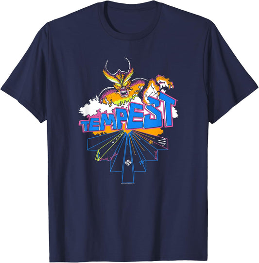 Atari Tempest Monster Vintage Arcade Video Game T-Shirt - T-Shirt | Navy