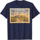 Vintage Cape May New Jersey Retro Travel Stamp Art T-Shirt - T-Shirt | Navy