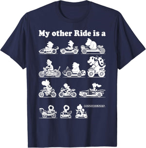 Nintendo Mario Kart My Other Ride Graphic T-Shirt - T-Shirt | Navy