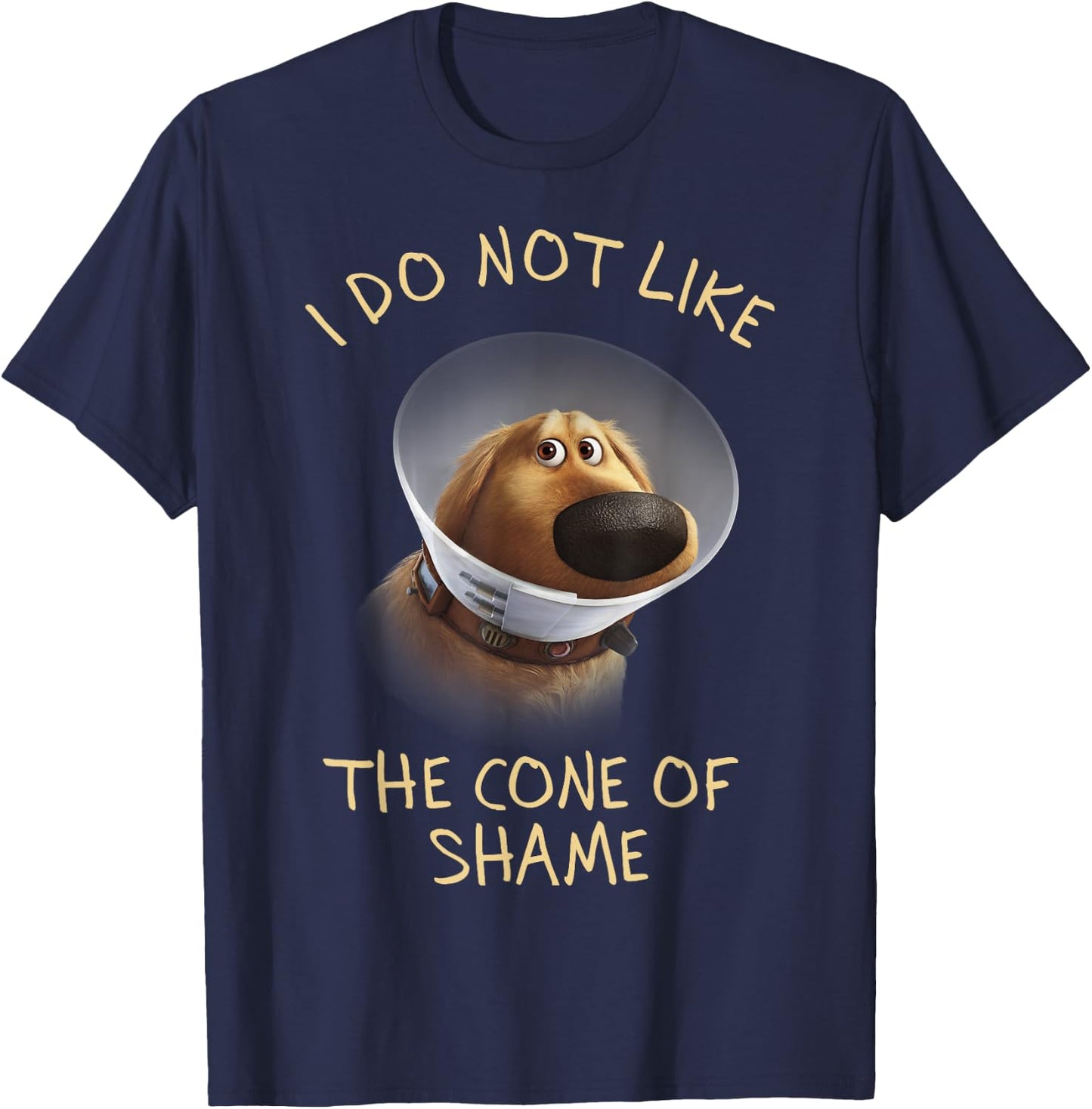 Disney Pixar Up Dug Cone Of Shame T-Shirt - T-Shirt | Navy