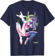 Marvel Spider-Man Spiderverse Watercolor Spidey Pose T-Shirt - T-Shirt | Navy