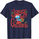 The Smurfs Christmas Have A Smurfy Christmas T-Shirt - T-Shirt | Navy
