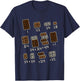 Gifts for Teachers and Students Funny Math Apparel Chocolate Quick Maths Fraction Fractions Dear Math Teachers -Kids T-Shirt - T-Shirt | Navy