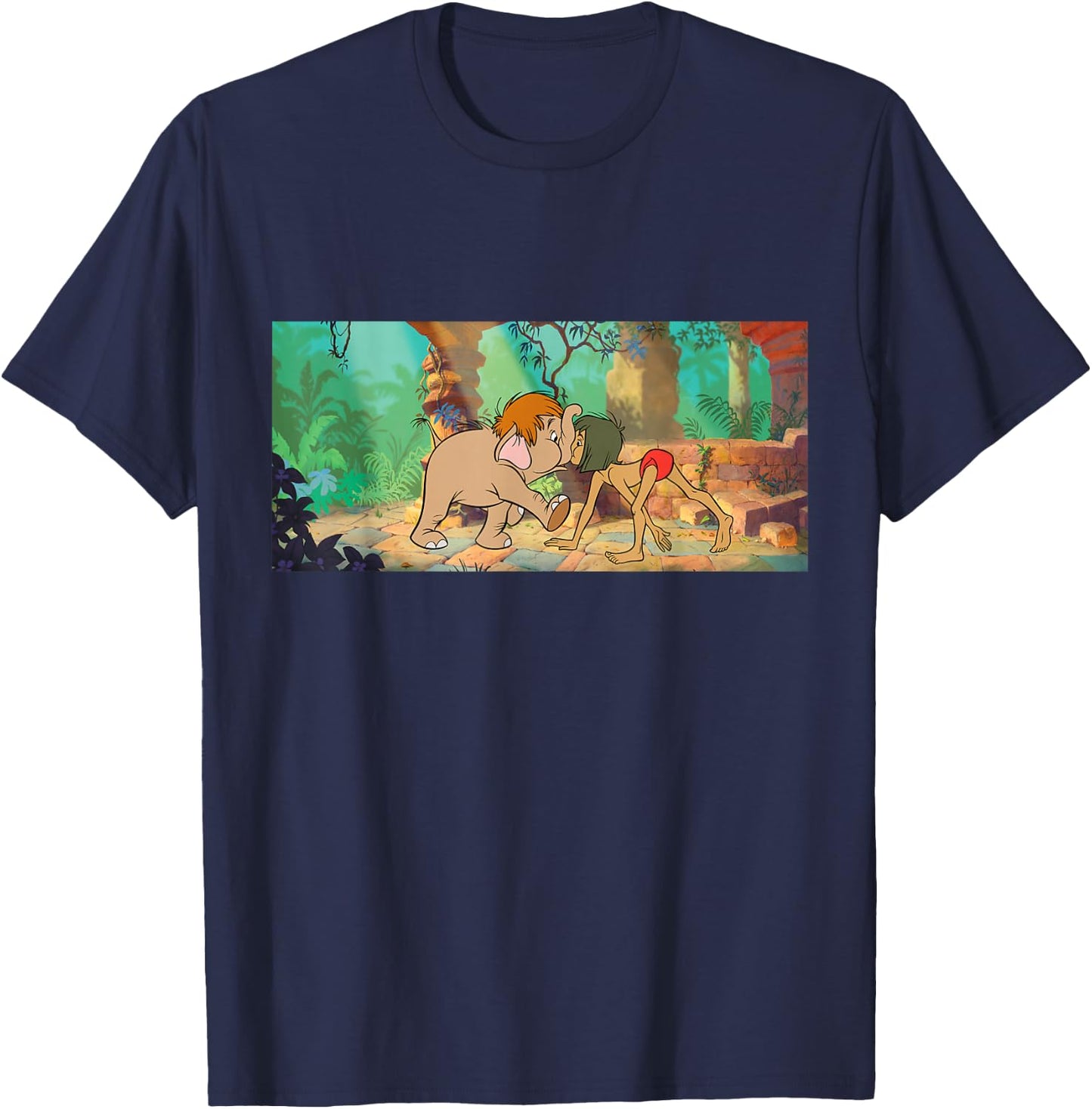 Disney The Jungle Book Scene T-Shirt - T-Shirt | Navy