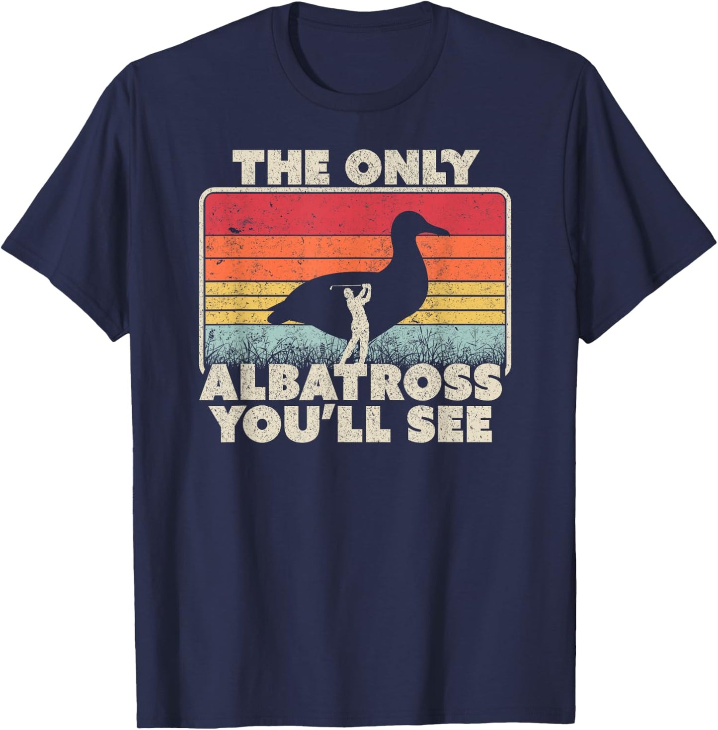 Golf Albatros Albatross Shirt Vintage T-Shirt - T-Shirt | Navy