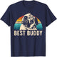 Pug Puggie-Dog Men Women Kids T-Shirt - T-Shirt | Navy