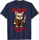 Vintage Horror Movie French Bulldog Funny Cute Woof T-Shirt - T-Shirt | Navy