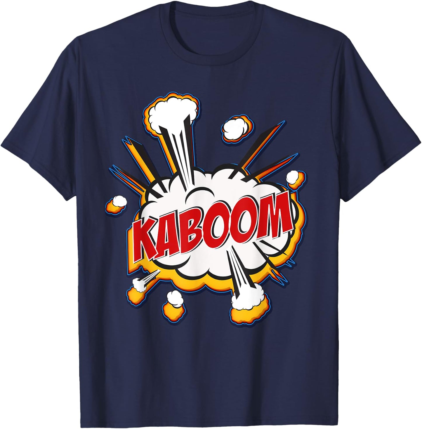 Kaboom Comic Sound Effects T Shirt T-Shirt - T-Shirt | Navy