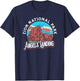 Angels Landing Zion National Park Vintage 80's Graphic T-Shirt - T-Shirt | Navy