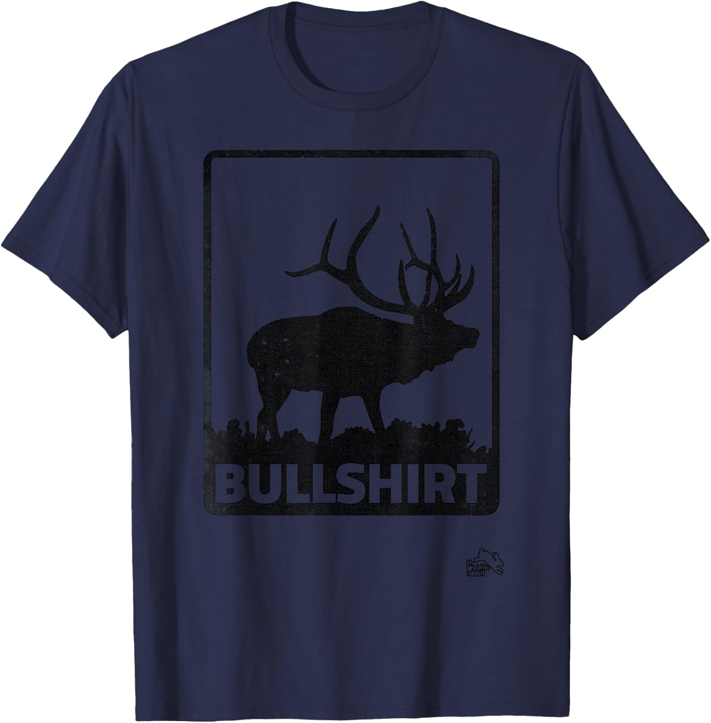 Funny Bullshirt Elk Hunting T-Shirt - T-Shirt | Navy