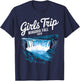 Niagara Fall 2025 Girls Trip Road Trip Vacation Niagara Fall T-Shirt - T-Shirt | Navy