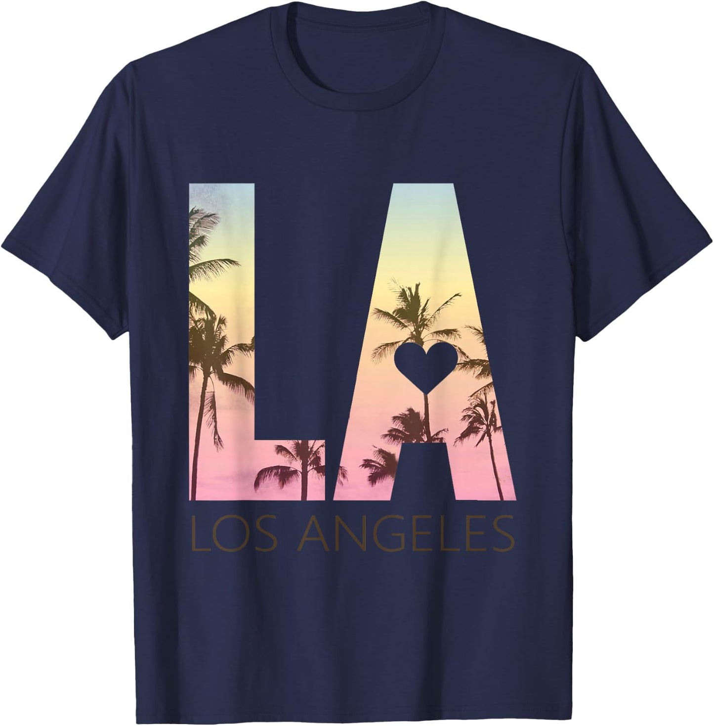 Los Angeles Sunset LA Shirt T-Shirt - T-Shirt | Navy