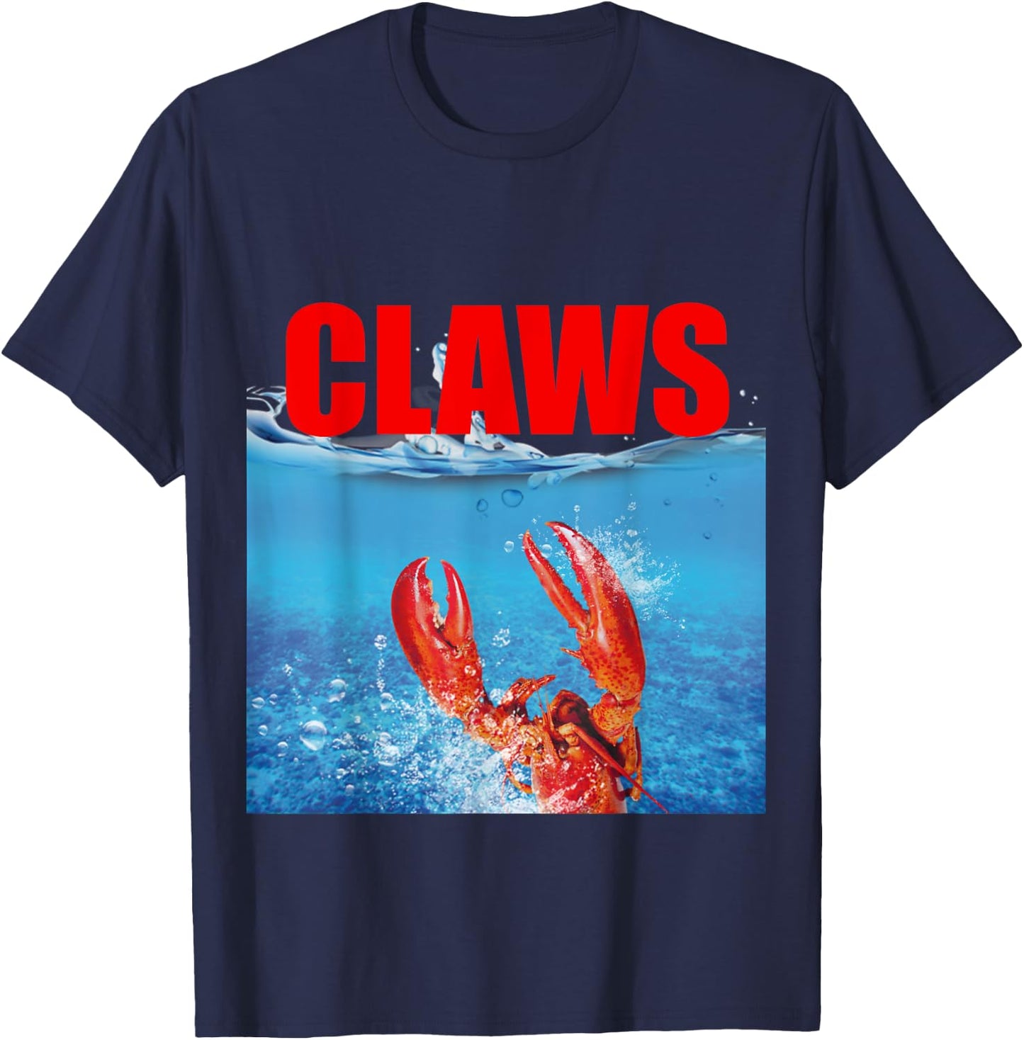 Funny Claws Lobster - Men, Women Gift T-Shirt - T-Shirt | Navy