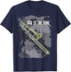 Bad to the Bone Trombone Musical Instrument T Shirt T-Shirt - T-Shirt | Navy