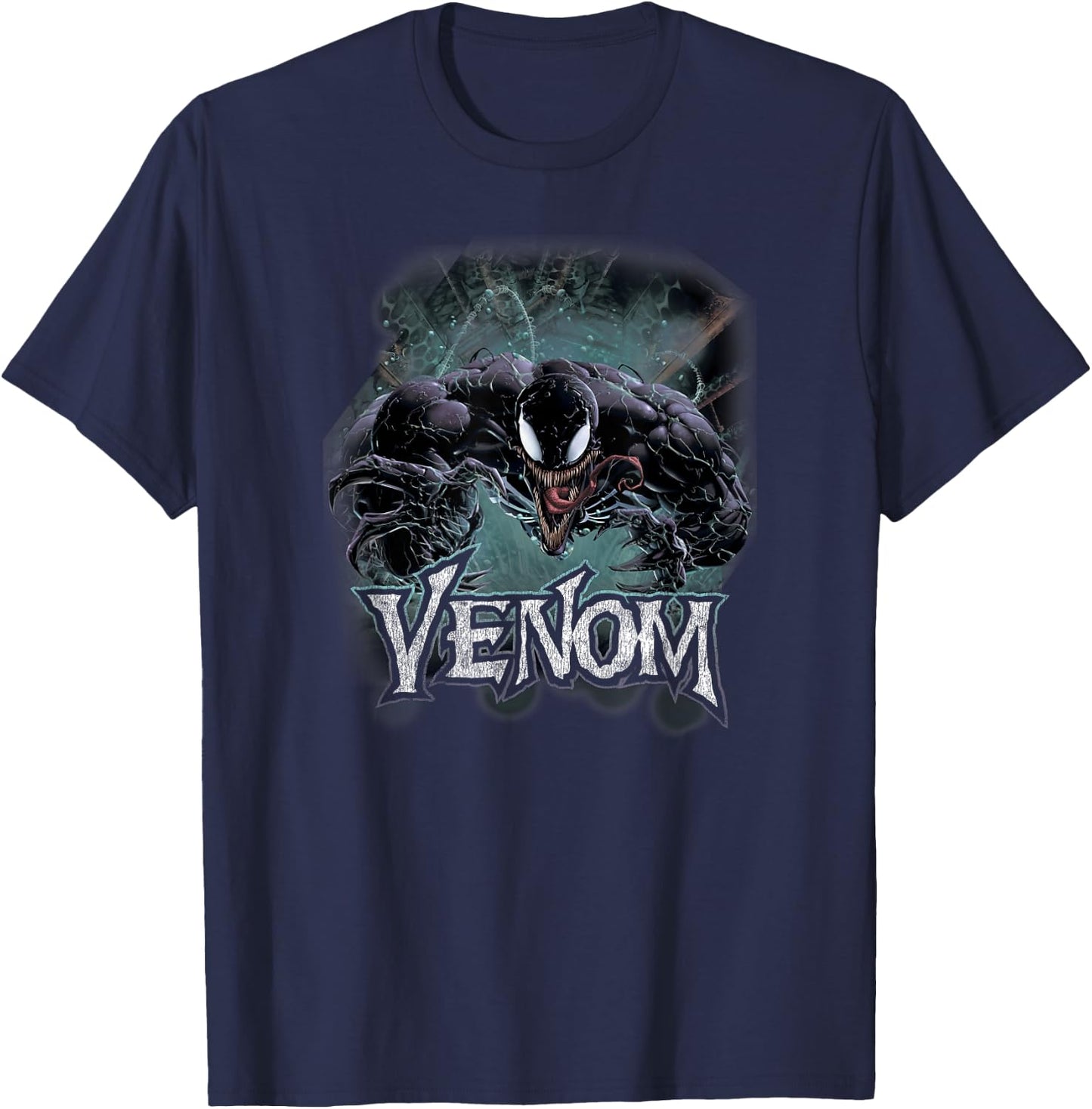 Marvel Venom from Down Under Face to Face T-Shirt - T-Shirt | Navy