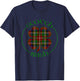 Tartan Shamrock Scots Scotch Irish Pride Ireland Graphic T-Shirt - T-Shirt | Navy