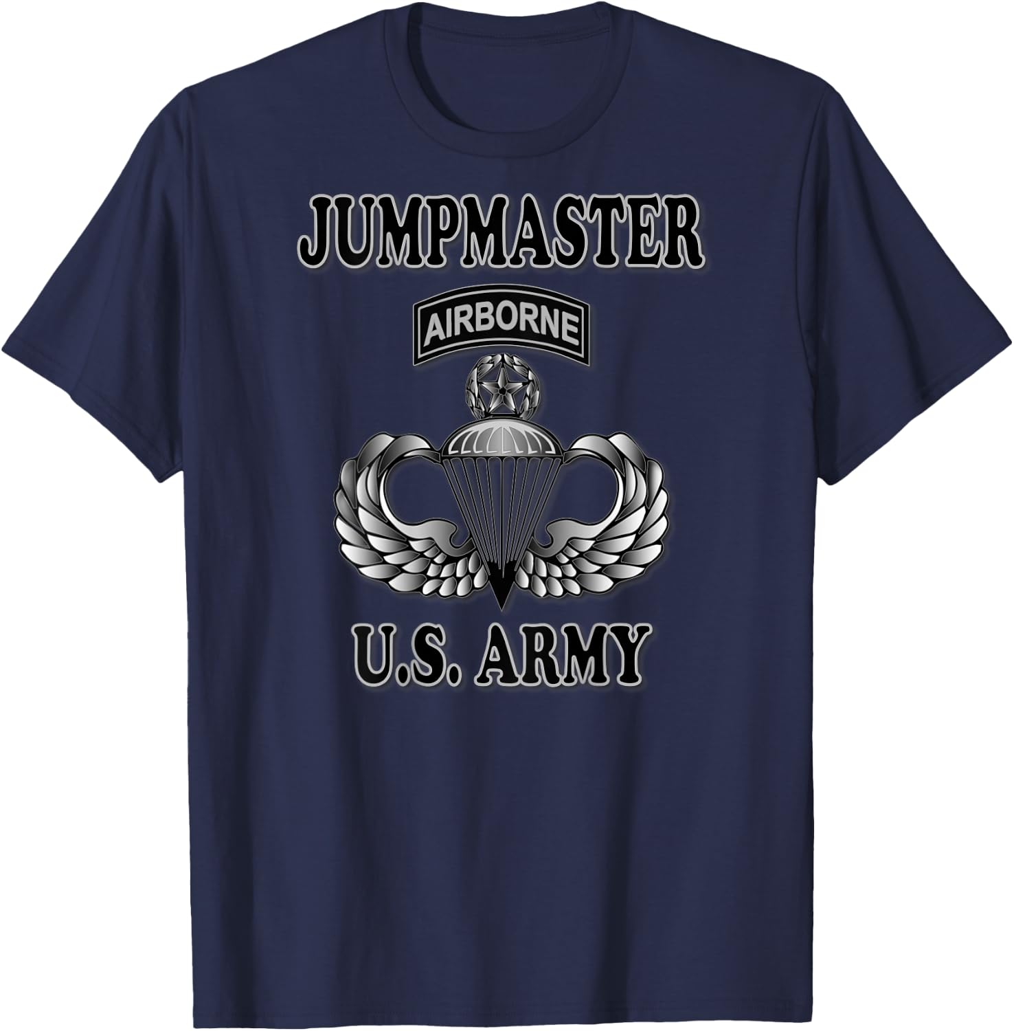U.S. Army Jumpmaster (Back Design) T-Shirt - T-Shirt | Navy