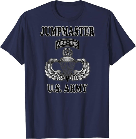U.S. Army Jumpmaster (Back Design) T-Shirt - T-Shirt | Navy