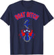 Boat Bitch Funny Offensive Nautical Anchor Patriotic Colors T-Shirt - T-Shirt | Navy
