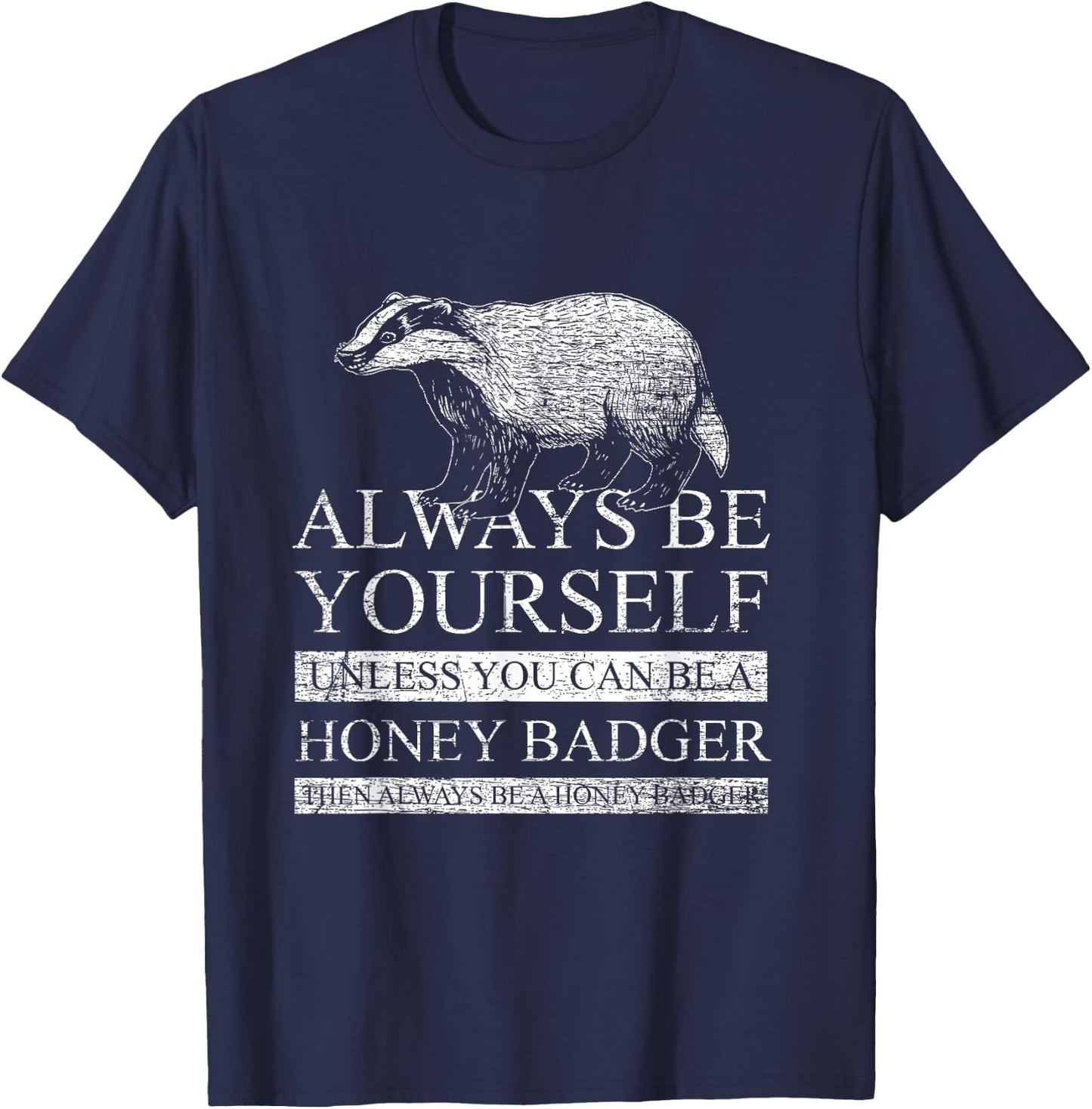 Honey Badger T-Shirt - T-Shirt | Navy