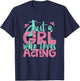 Just A Girl Who Loves Acting Gift T-Shirt - T-Shirt | Navy