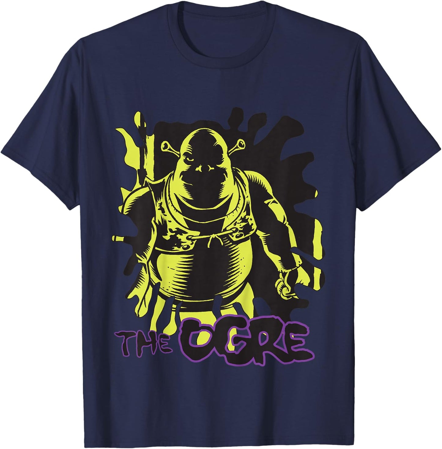 Kids DreamWorks Shrek the Ogre Splash T-Shirt - T-Shirt | Navy