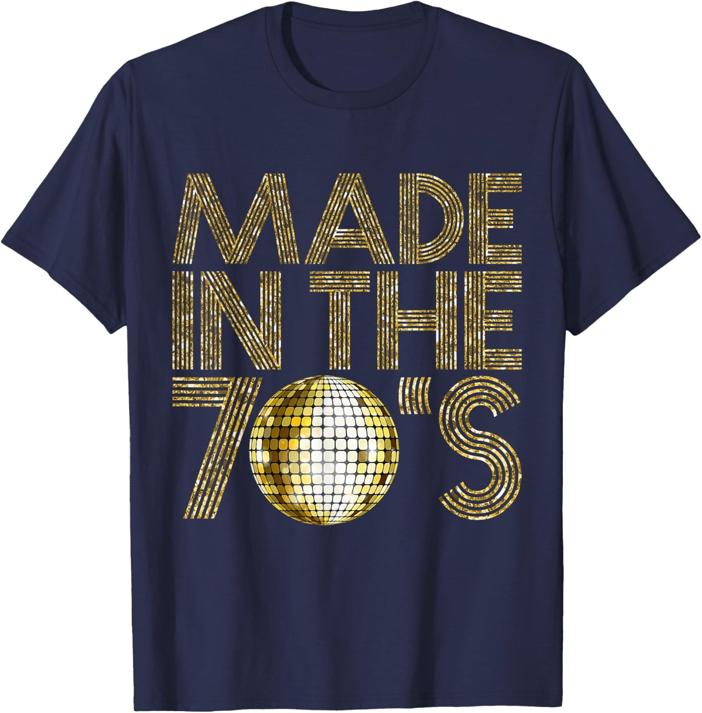 Made In The 70s Seventies 1979 Retro Disco 40 Years T-Shirt - T-Shirt | Navy