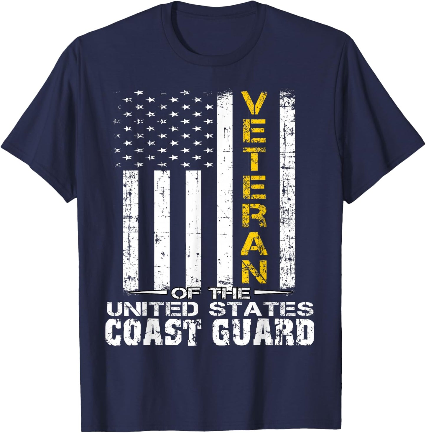 Veteran of the United States US Coast Guard T-Shirt - T-Shirt | Navy