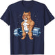 Pit Bull Weightlifting Funny Deadlift Men Fitness Gym Gifts T-Shirt - T-Shirt | Navy