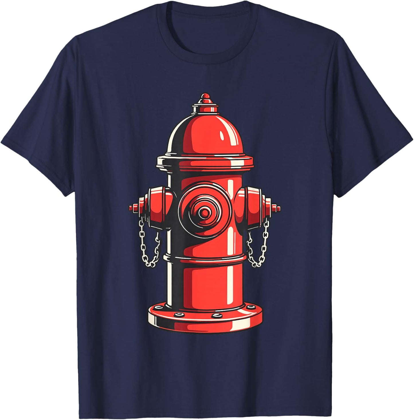 Fire Hydrant Shirt Kids Adult Men Women Fire Hydrant Costume T-Shirt - T-Shirt | Navy