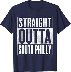South Philly Pride - STRAIGHT OUTTA SOUTH PHILLY T-Shirt - T-Shirt | Navy