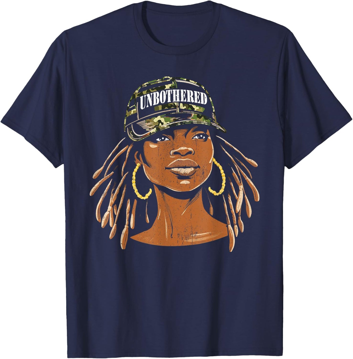 Sassy Black Woman Black History African American T-Shirt - T-Shirt | Navy