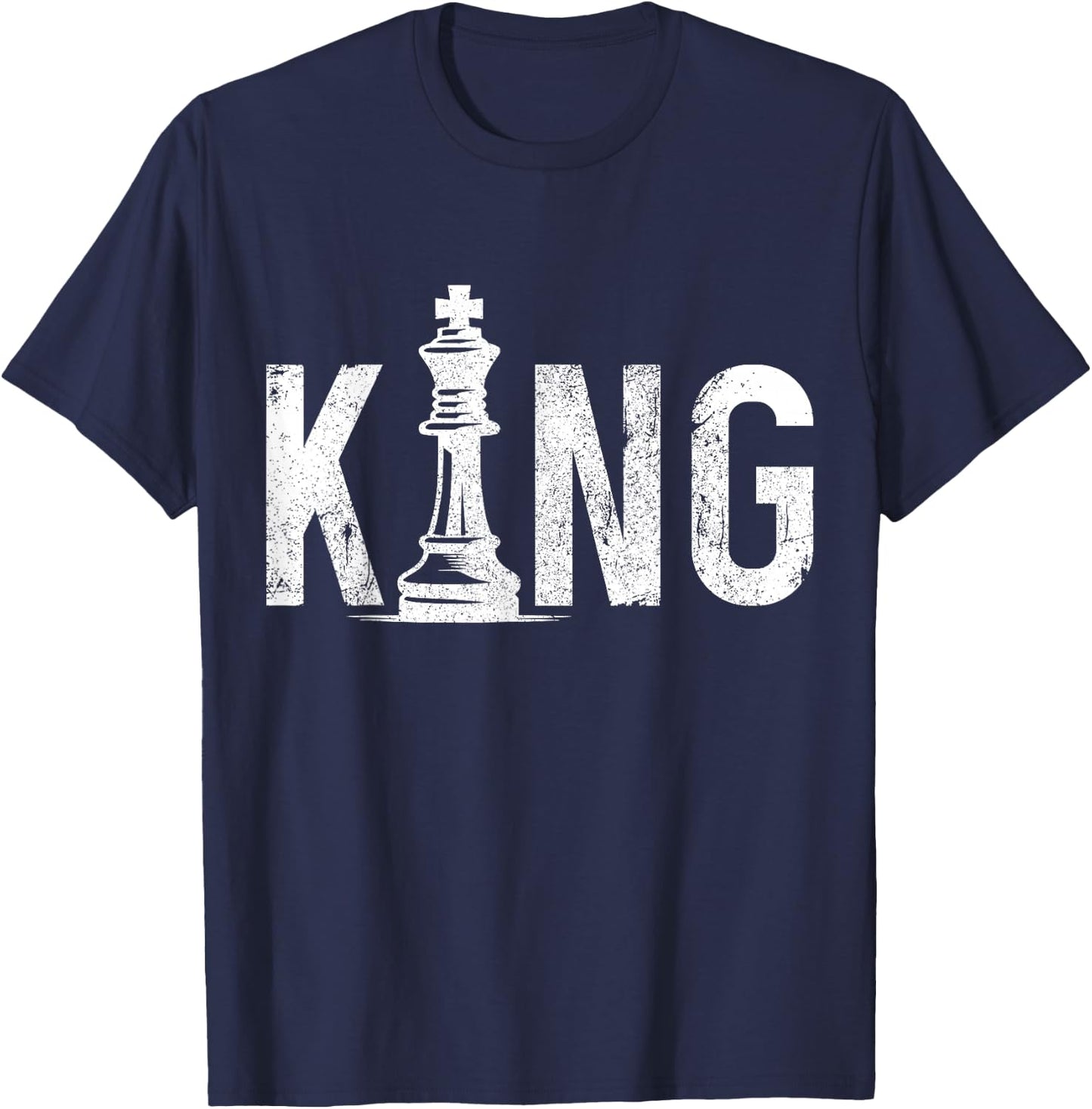 Chess Player King T-Shirt - T-Shirt | Navy
