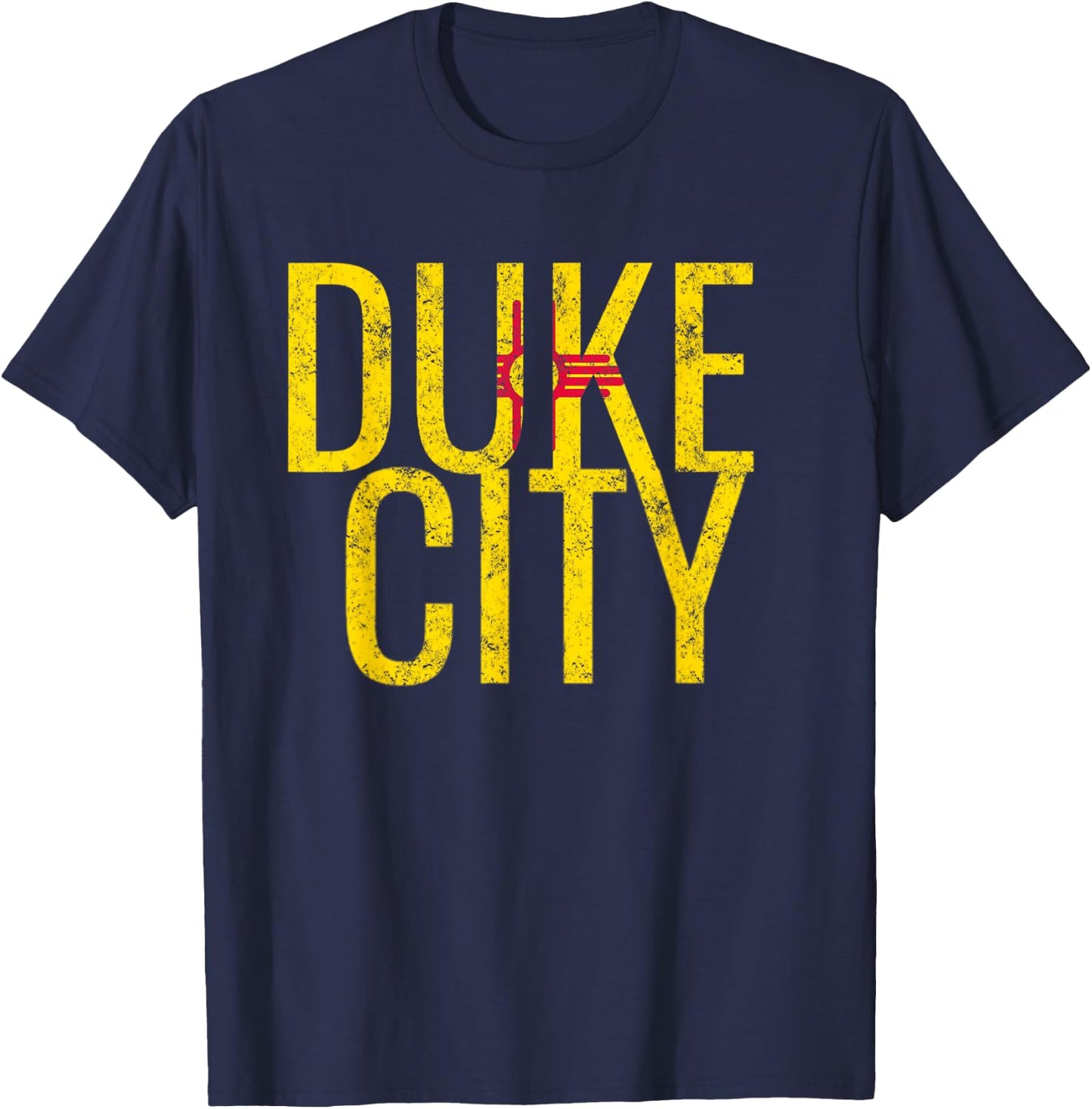 Albuquerque New Mexico Duke City Zia Gifts Men Women T-Shirt - T-Shirt | Navy