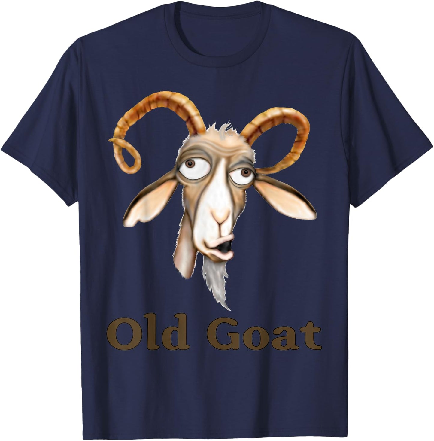 Funny Old Goat T-Shirt - T-Shirt | Navy
