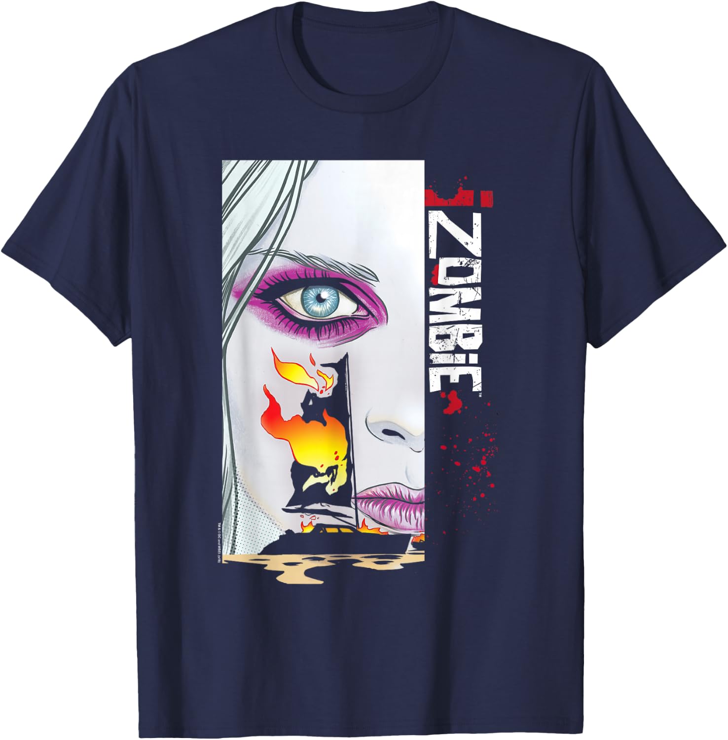 iZombie Liv Comic Cover T-Shirt - T-Shirt | Navy
