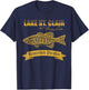 Lake St Clair Bronzeback Paradise Smallmouth Bass T-Shirt - T-Shirt | Navy