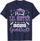 Super Proud Lil Sister of 2026 Graduate Graduation Family T-Shirt - T-Shirt | Navy
