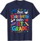 Graduation Bye Kindergarten Hello 1st Grade Back To School T-Shirt - T-Shirt | Navy