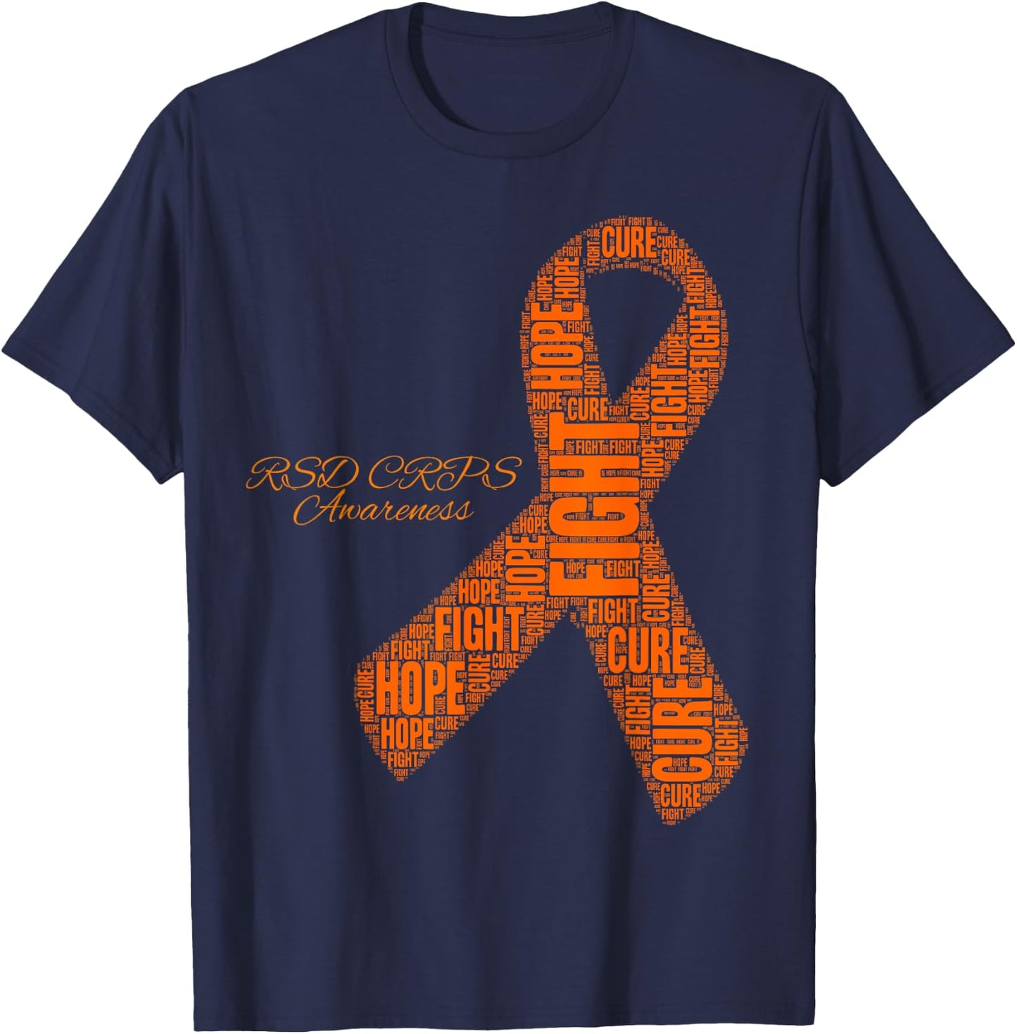 RSD CRPS Awareness Month T-Shirt - T-Shirt | Navy