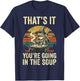That's It You're Going in The Soup Frog T-Shirt - T-Shirt | Navy