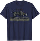 T shirt Deutsch Drahthaar. The born Hunter. T-Shirt - T-Shirt | Navy